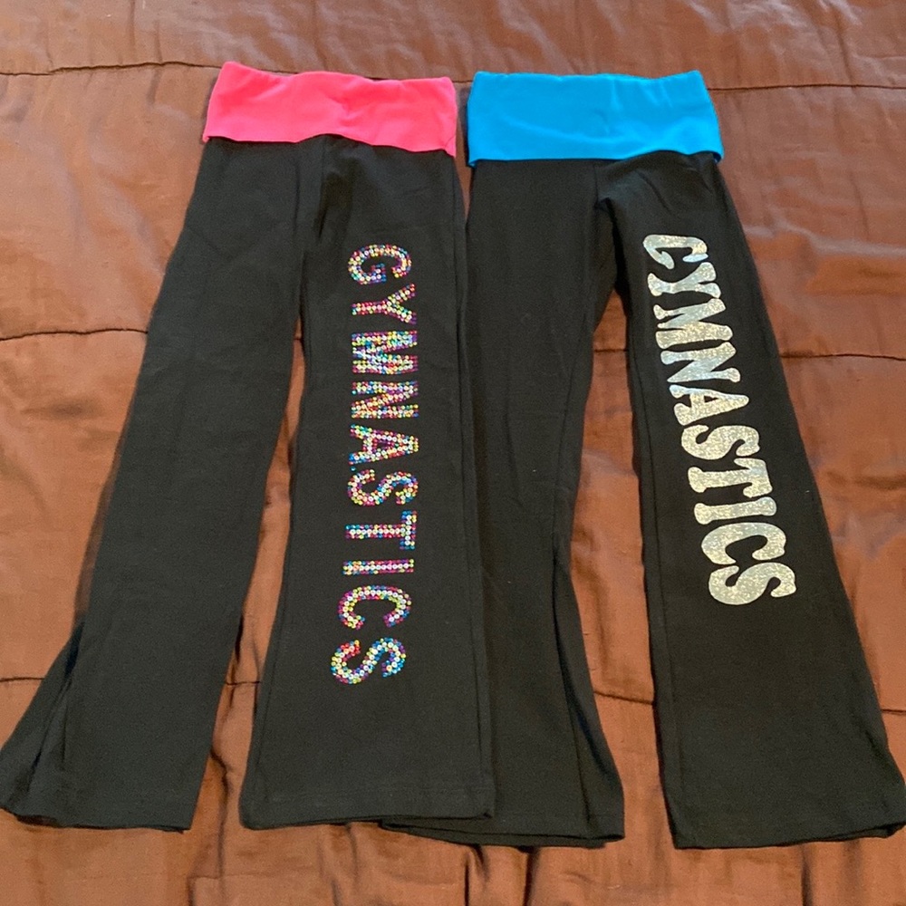 2 Pairs of Girl’s Yoga Pants by Happy Kids Brand. NWT! Cost is for Both Pair.